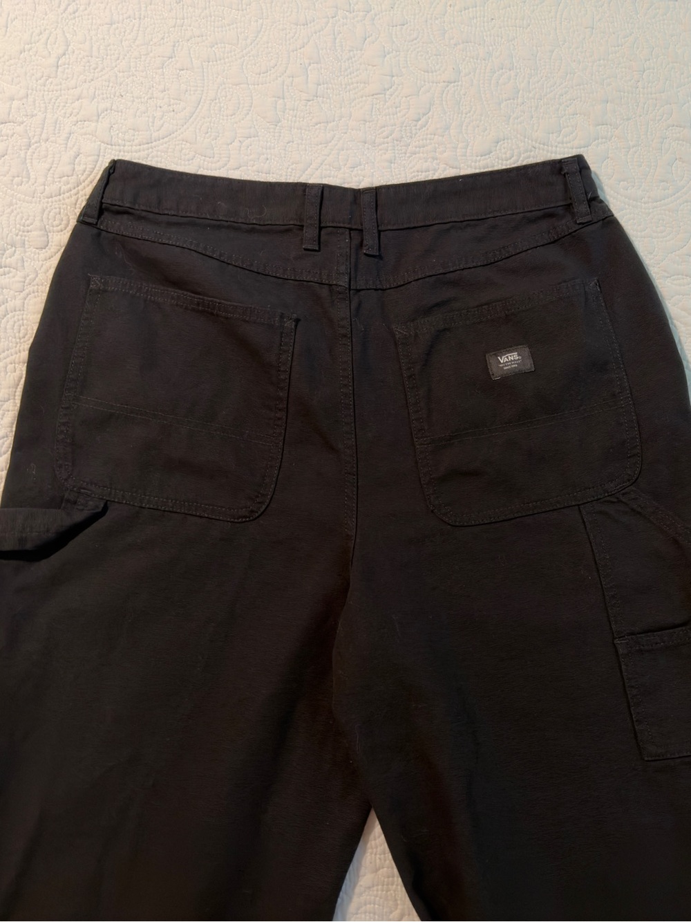 Vans | Ground Work | Cotton Canvas Carpenter Utility Pants |Black | Size 32